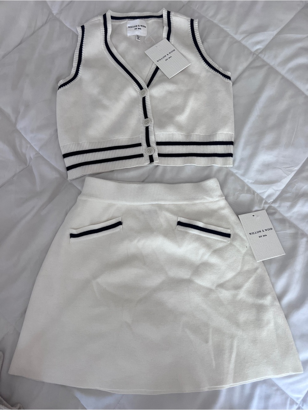 Classy old money aesthetic two piece set